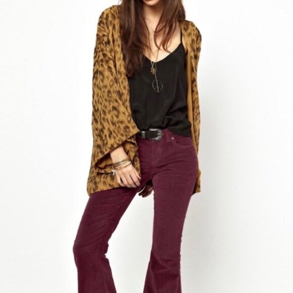 Free People Super Flare Corduroy Jeans, 25 - Picture 3 of 6